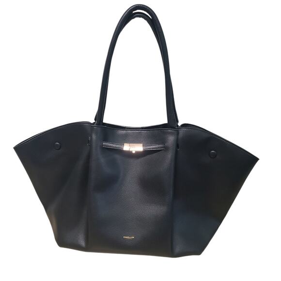 DeMellier Handbags - DeMellier Black Leather Top Handle Bag Excellent